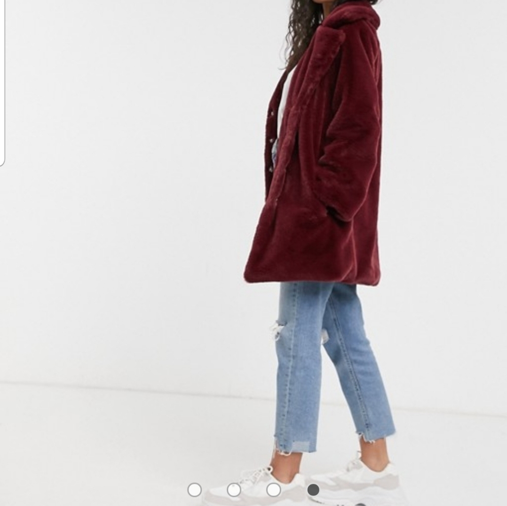 Brave Soul clare faux fur coat